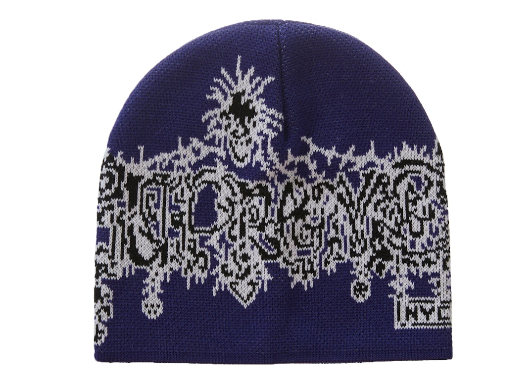 Pre-owned Supreme Wombat Beanie Light Royal