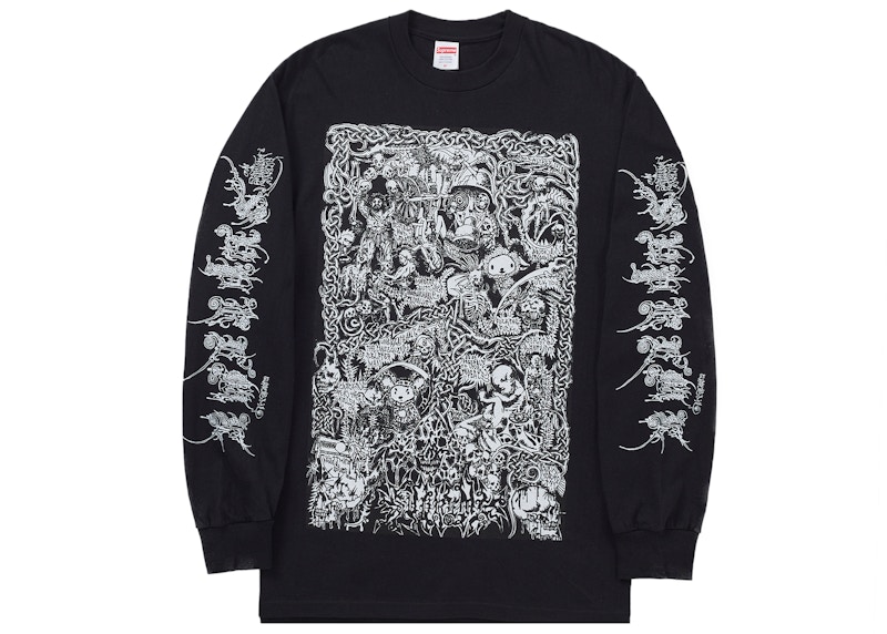 Supreme Wombat L/S Tee Black Men's - SS26 - US