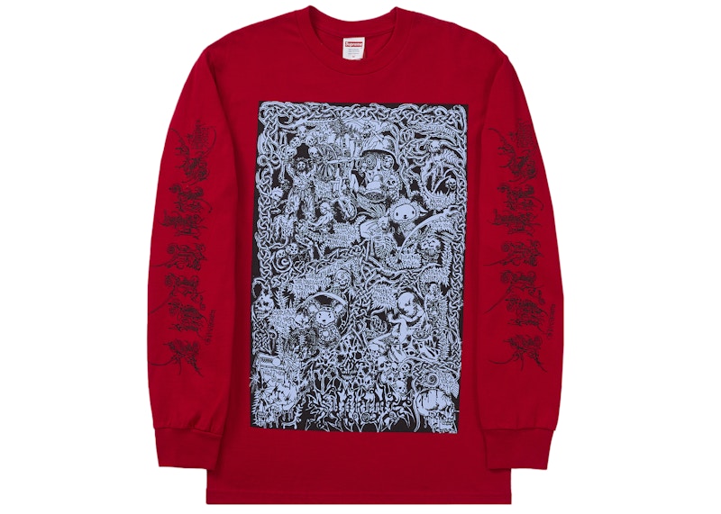 トップス Supreme Wombat L/S Tee Ss26 Week1 Supreme Wombat L/S Tee Red Men's - SS26 - US