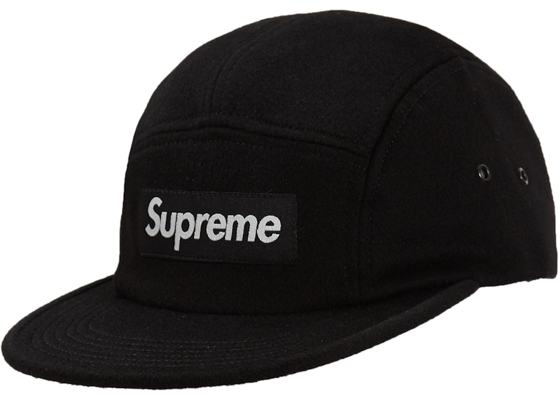 Supreme WOOL CAMP CAP 2019AW BLACK-