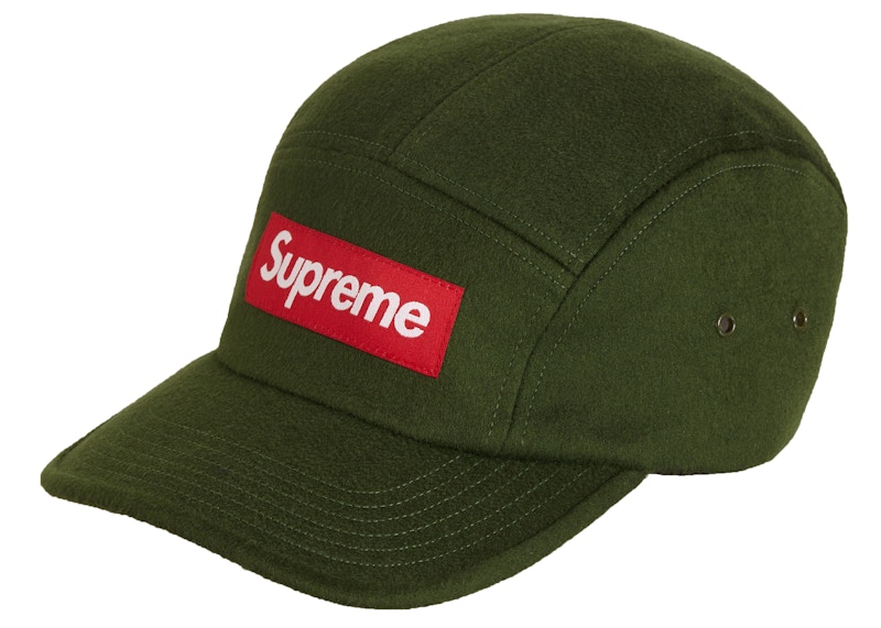 Supreme Wool Camp Cap (FW20) Dark Green - FW20 - US