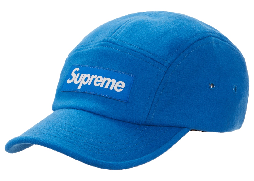 Pre-owned Supreme Wool Camp Cap (fw21) Blue