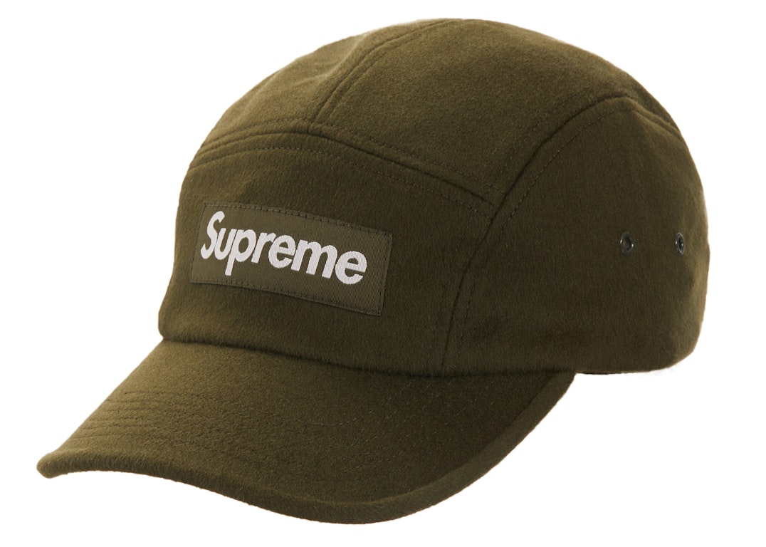 Pre-owned Supreme Wool Camp Cap (fw21) Olive