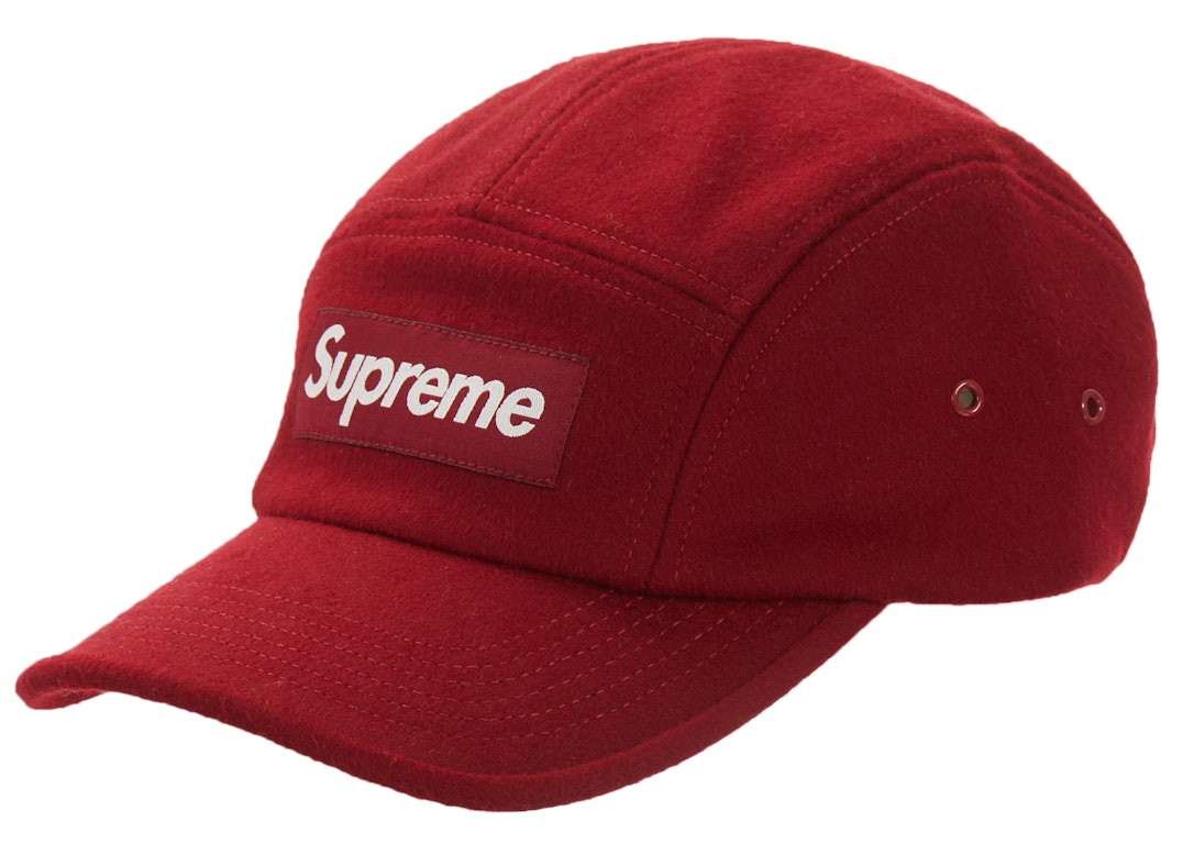 Pre-owned Supreme Wool Camp Cap (fw21) Red