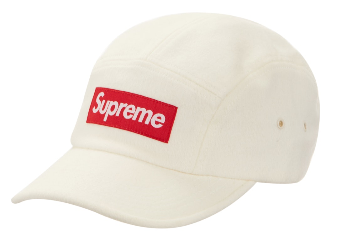 Pre-owned Supreme Wool Camp Cap (fw21) White