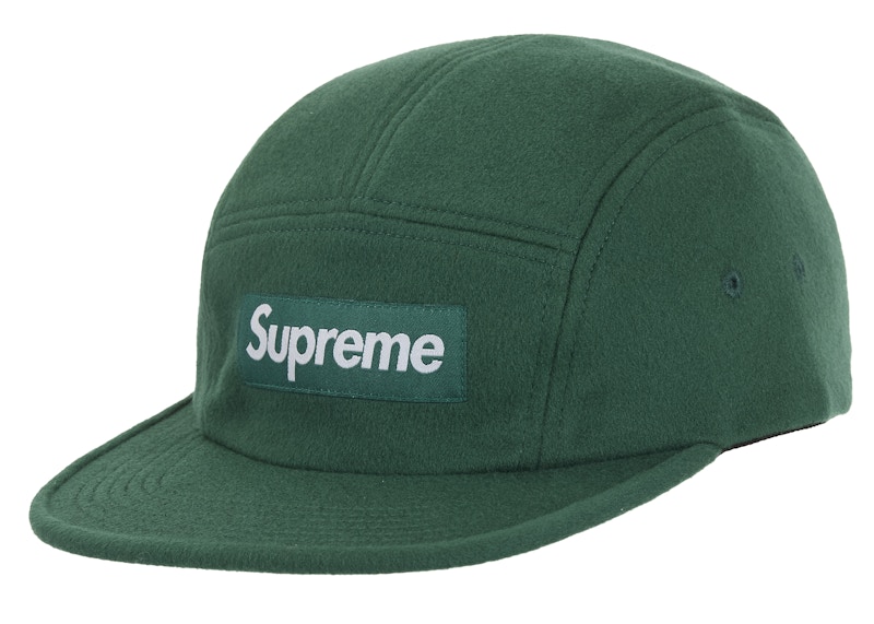 Supreme Wool Camp Cap (FW25) Green - FW25 - JP