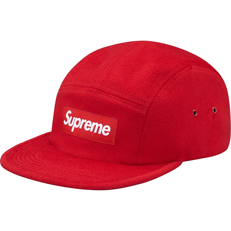 Supreme Wool Camp Cap Red