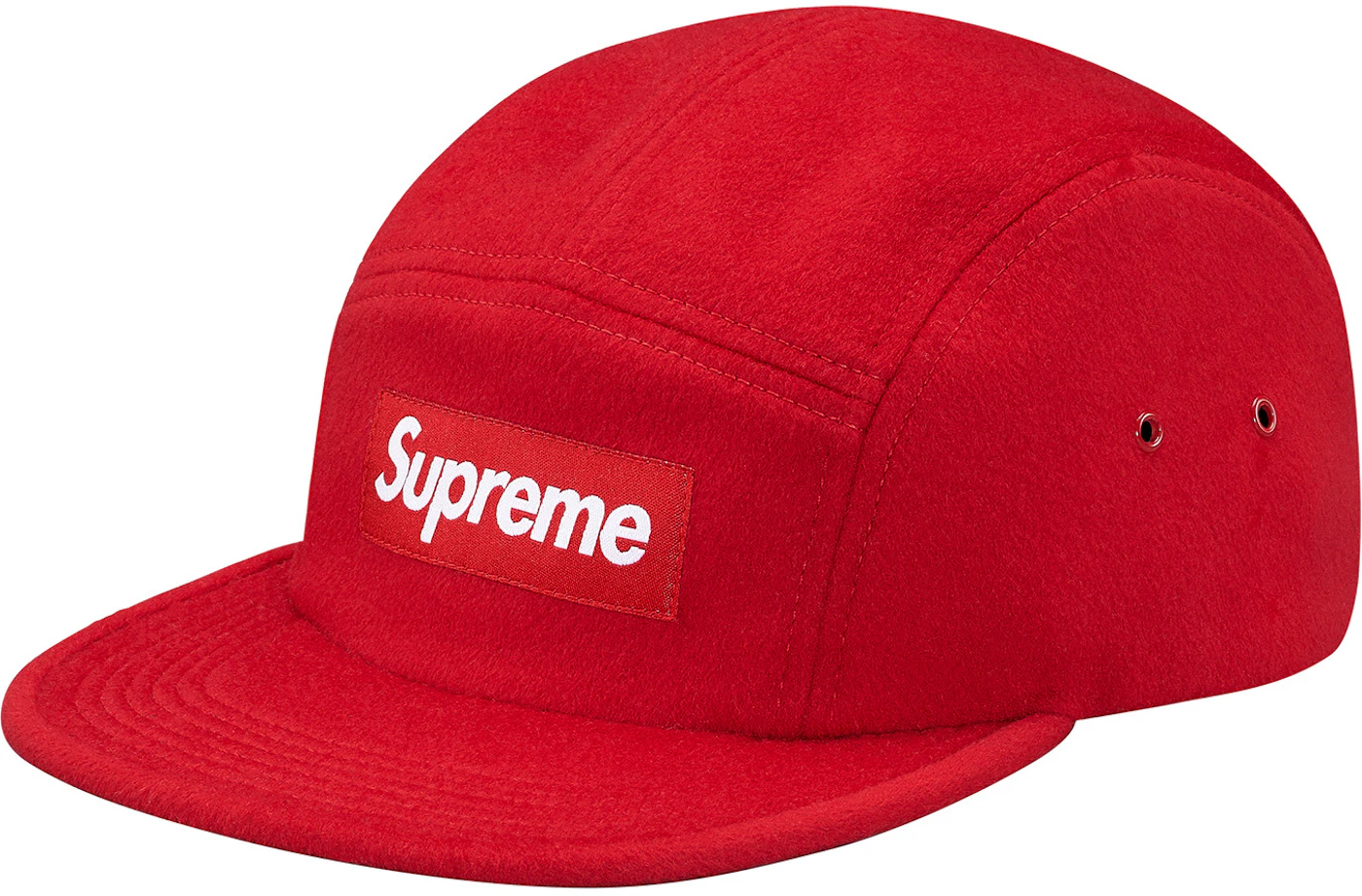 Buy Supreme Wool Camp Cap 'Red' - FW21H121 RED