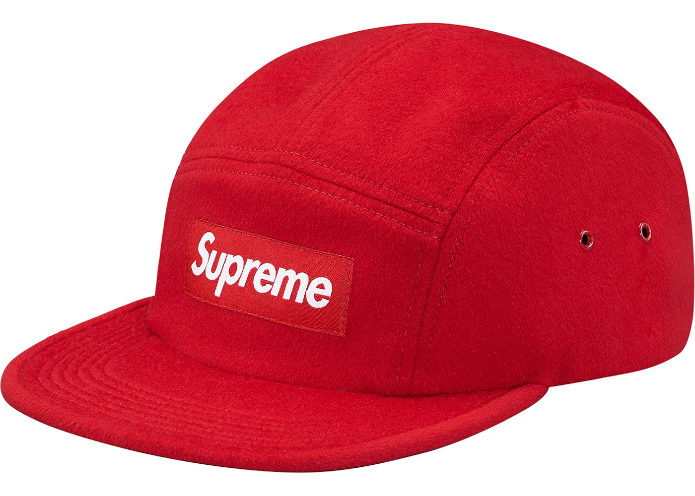 red supreme baseball cap