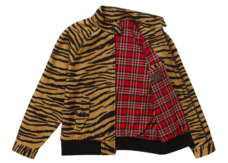 Supreme Wool Harrington Jacket Tiger Stripe Men's - FW19 - US