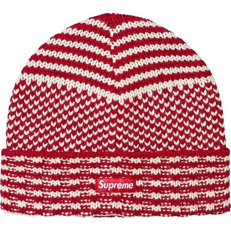 Supreme wool jacquard store beanie