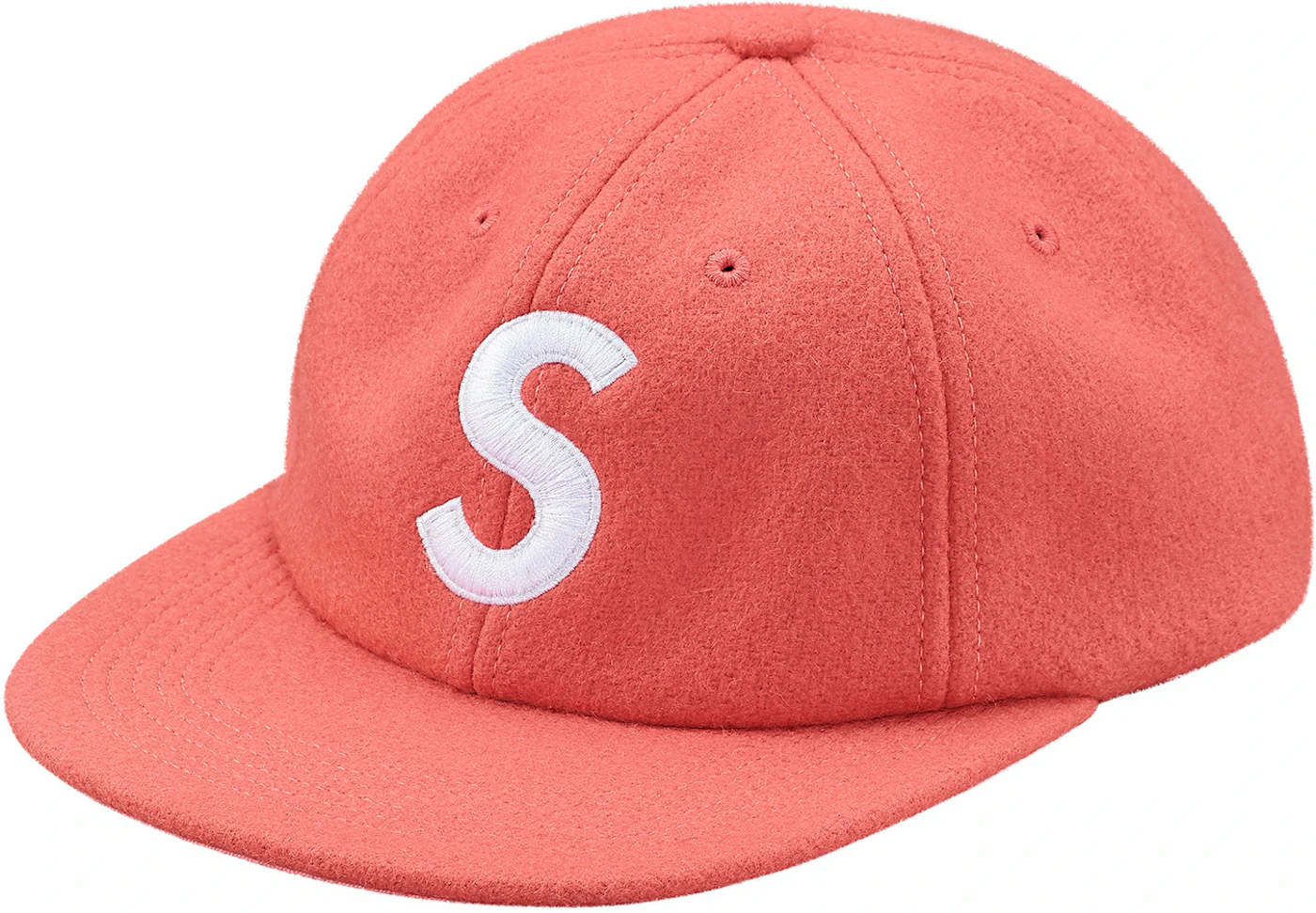 Supreme velvet S logo 6 panel hat , Very lightly
