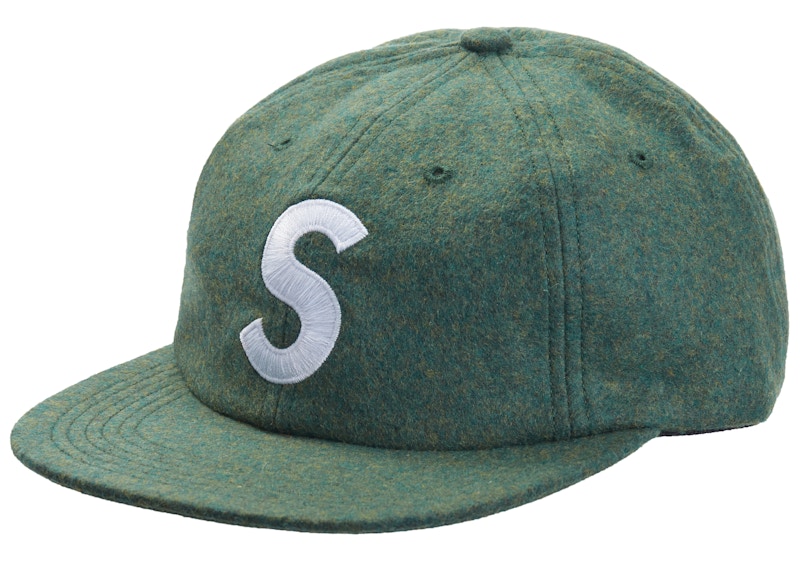 Supreme Wool S Logo 6-Panel FW19 Green