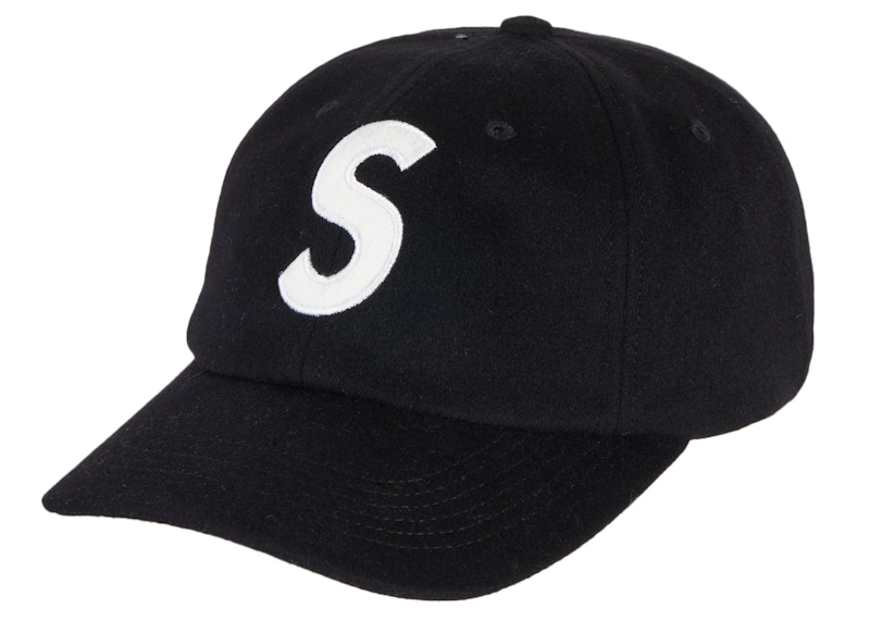 【新品・未使用】シュプリーム Wool S Logo 6-Panel 黒