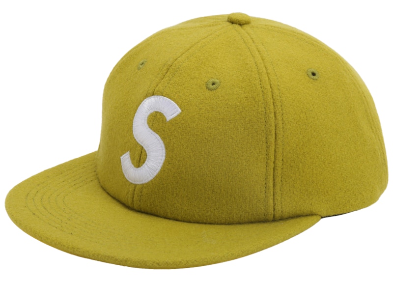 Supreme Wool S Logo 6-Panel Lime - FW17 - JP