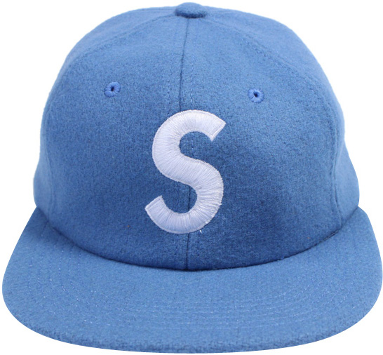 Supreme Wool S Logo Hat (FW15) Light Blue - FW15 - US