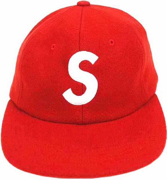 Supreme Wool S Logo Hat (FW15) Red