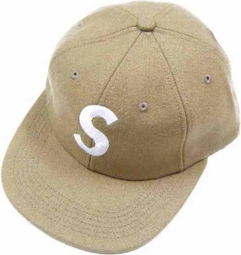 Supreme Wool S Logo Hat (FW15) Tan