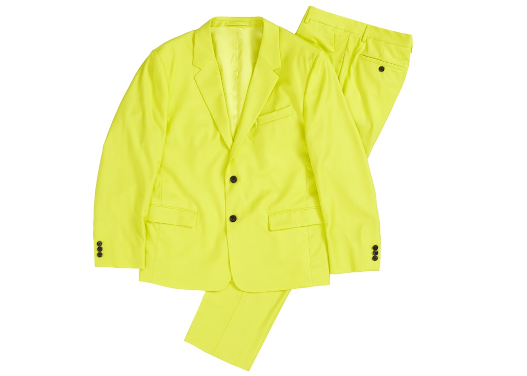 Pre-owned Supreme Wool Suit Bright Yellow