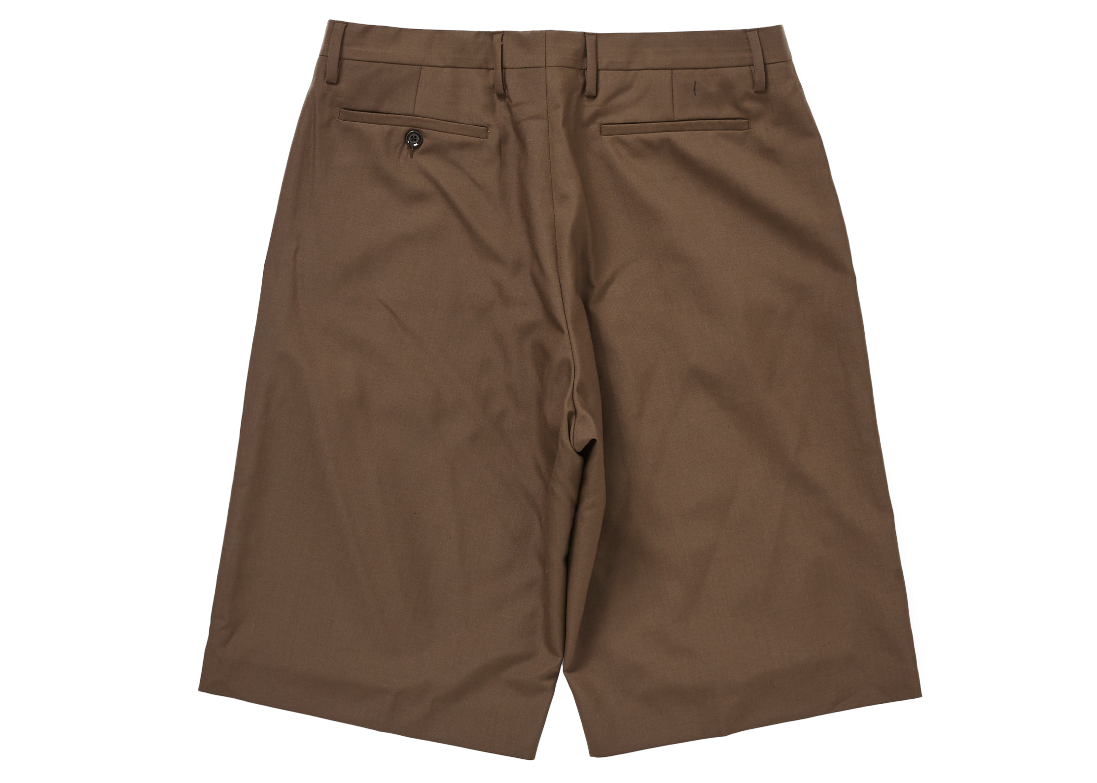 Supreme Wool Trouser Short Brown