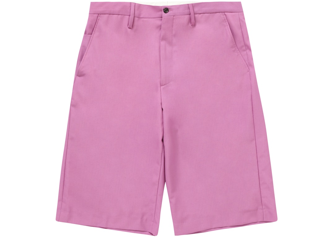 Pre-owned Supreme Wool Trouser Short Pink