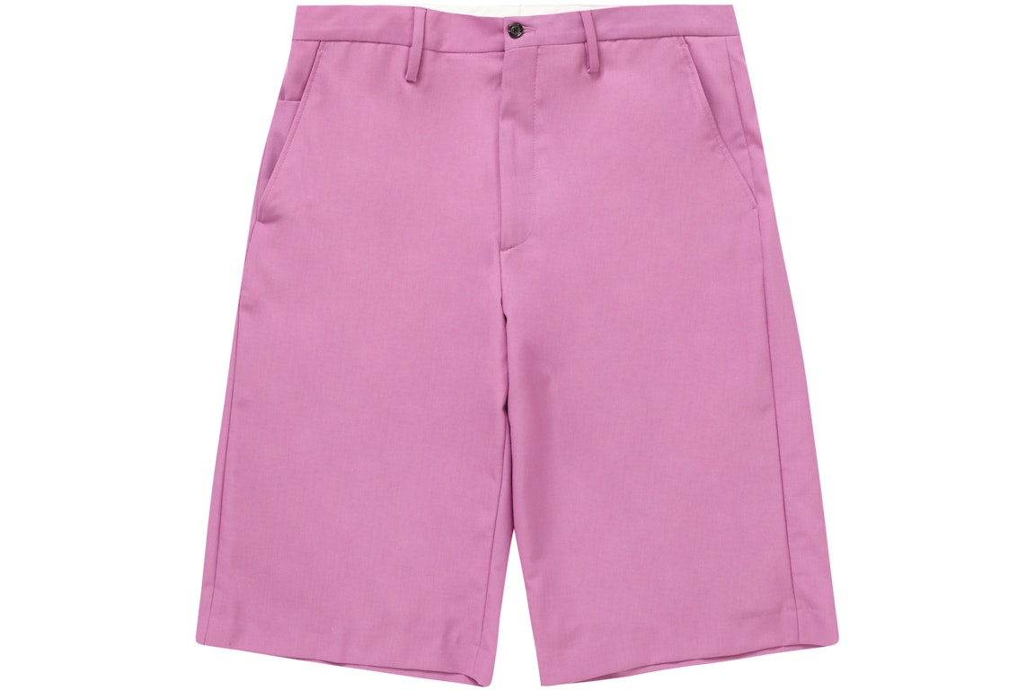Pre-owned Supreme Wool Trouser Short Pink