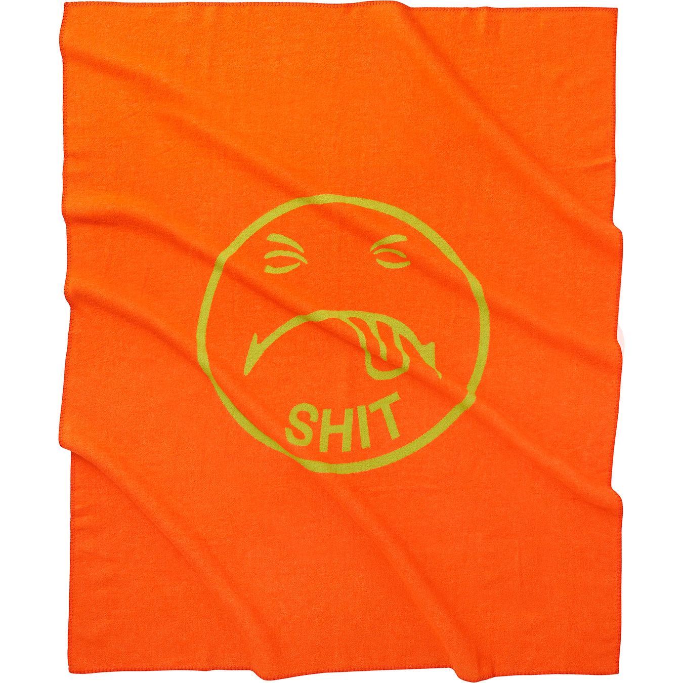 Supreme Woolrich Wool Throw Blanket Orange - FW17 - GB