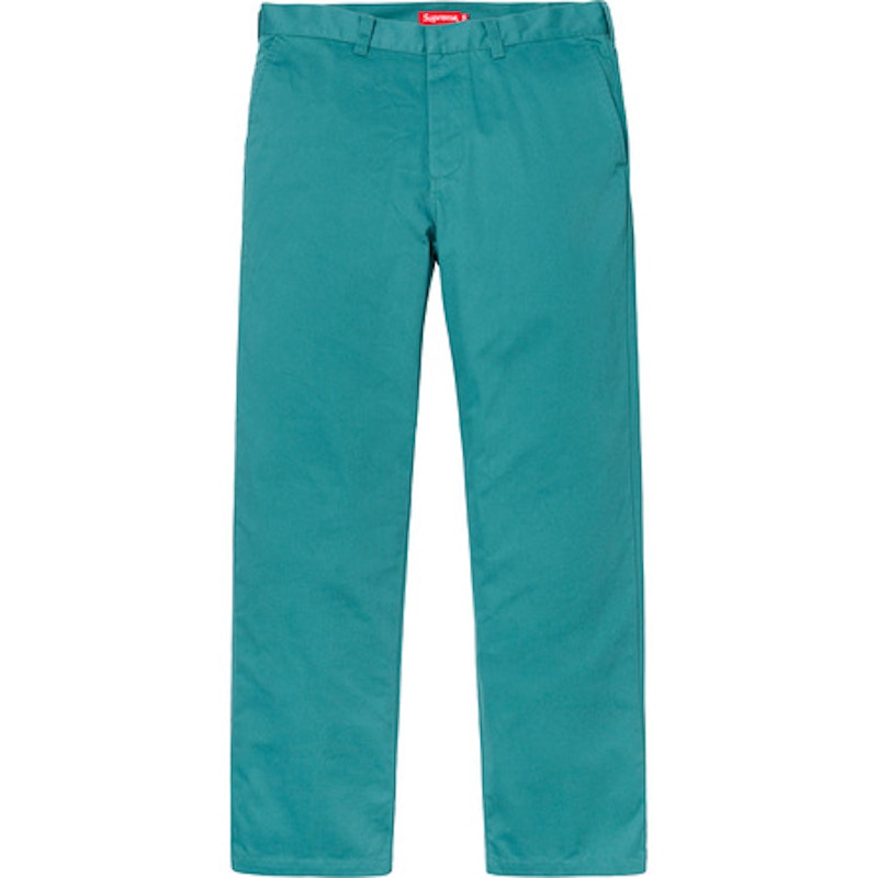 32] Supreme Work Pant Teal - ワークパンツ/カーゴパンツ