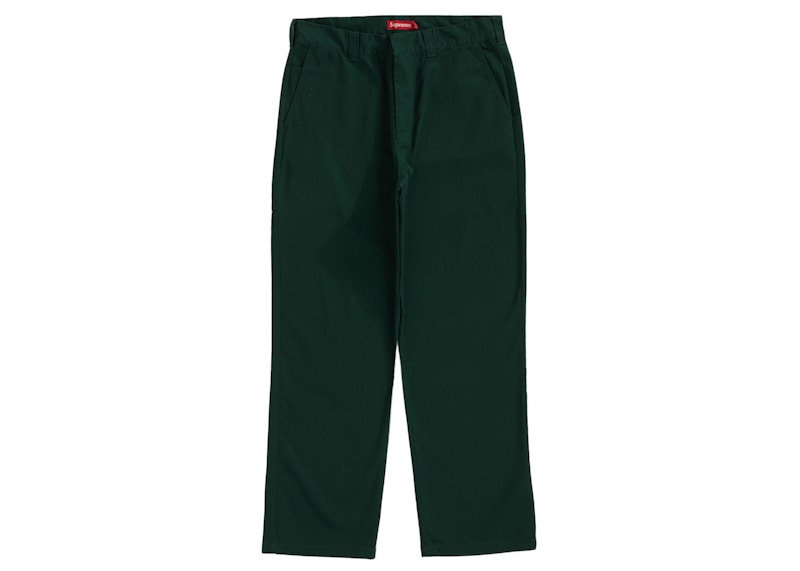 Supreme Work Pant (FW22) Dark Pine Men's - FW22 - US