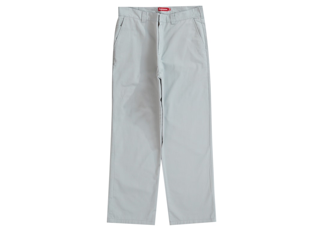 Pre-owned Supreme Work Pant (fw22) Light Grey