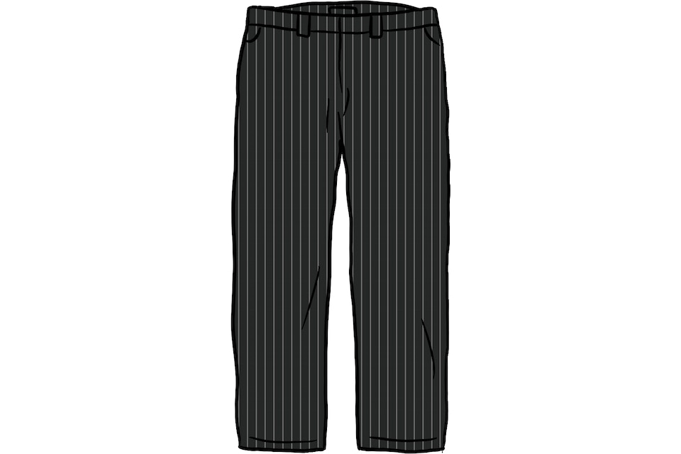 Supreme Work Pant (SS21) Black Stripe