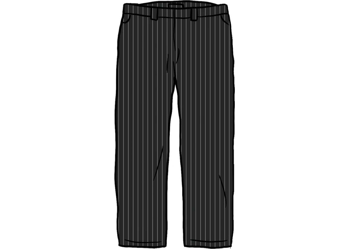 Supreme Work Pant (SS21) Black Stripe Men's - SS21 - US