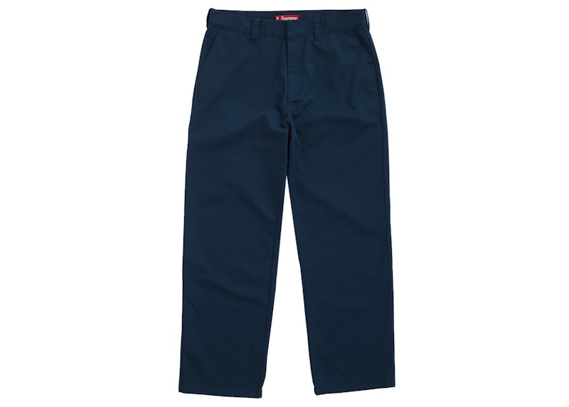 【最安値格安】Supreme Workpant Navy シュプリーム ワークパンツ ネイビー パンツ