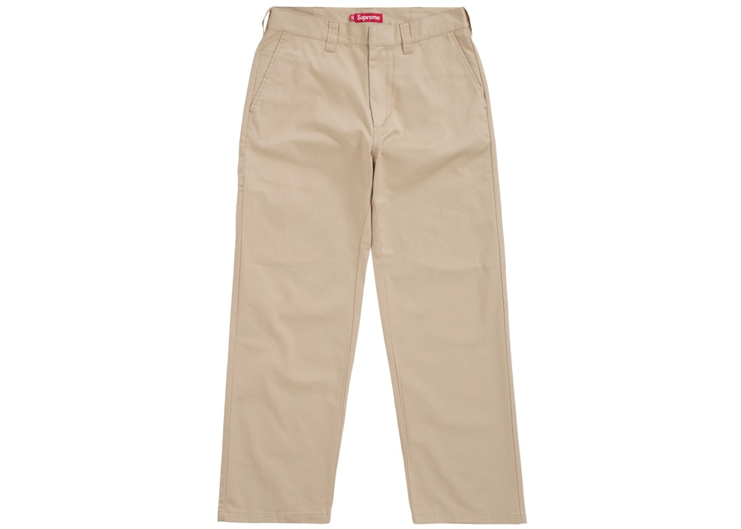 Pre-owned Supreme Work Pant (ss24) Tan