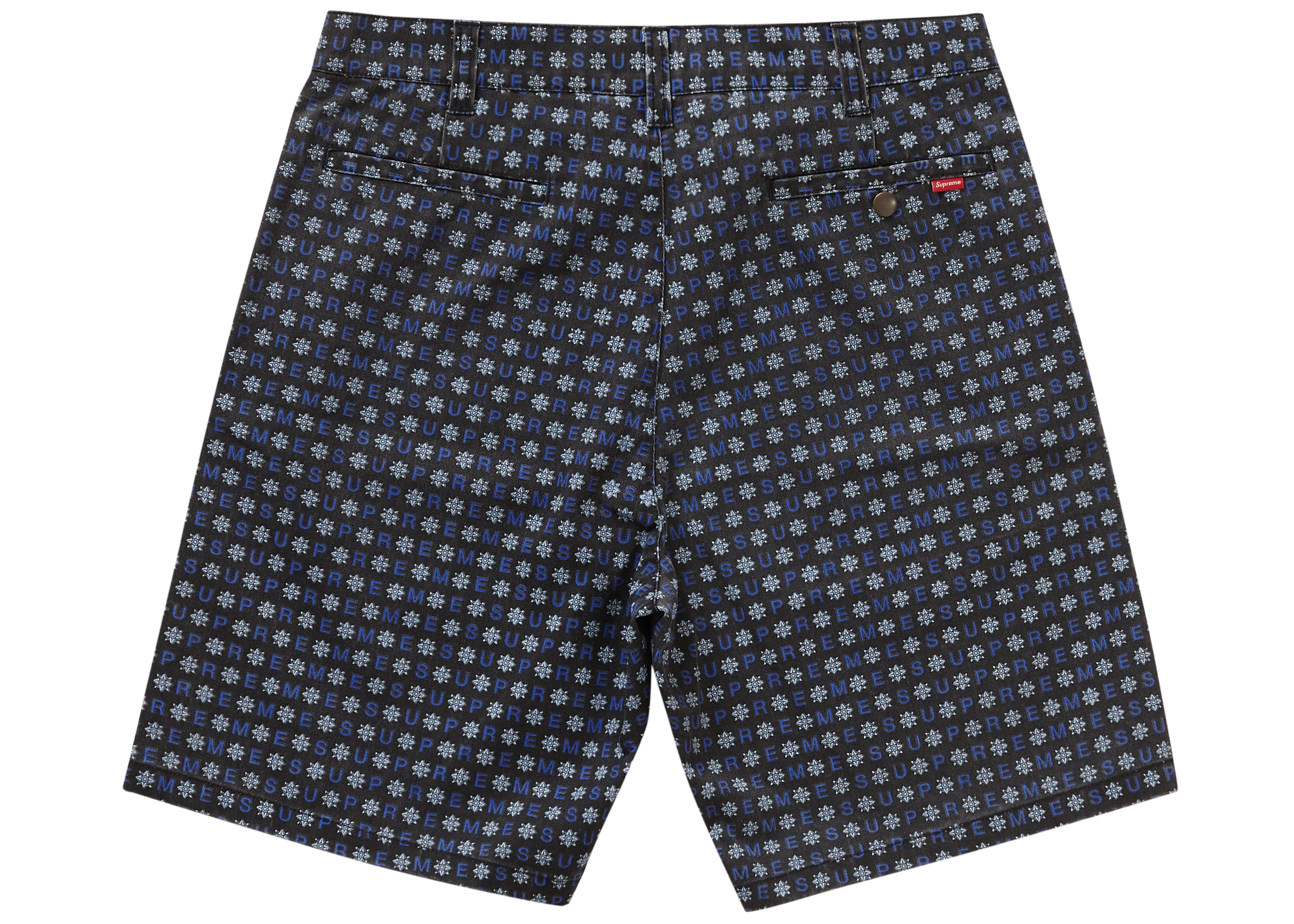 Supreme Work Short (SS19) Black Foulard メンズ - SS19 - JP