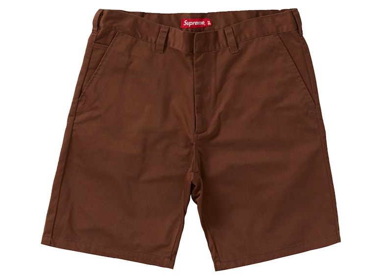 Supreme Work Short (SS19) Brown メンズ - SS19 - JP