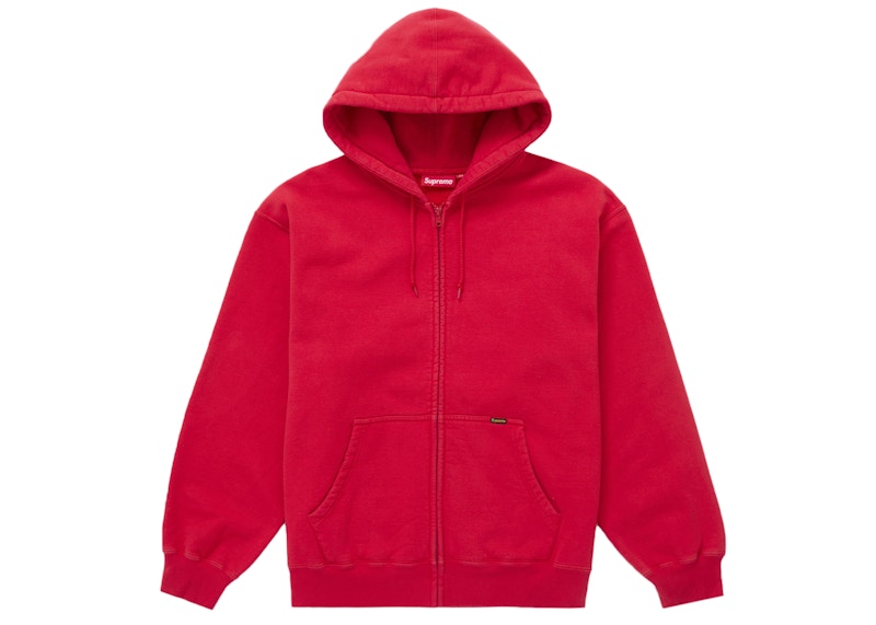 Supreme Work Zip Up Hooded Sweatshirt (SS25) Red Men's