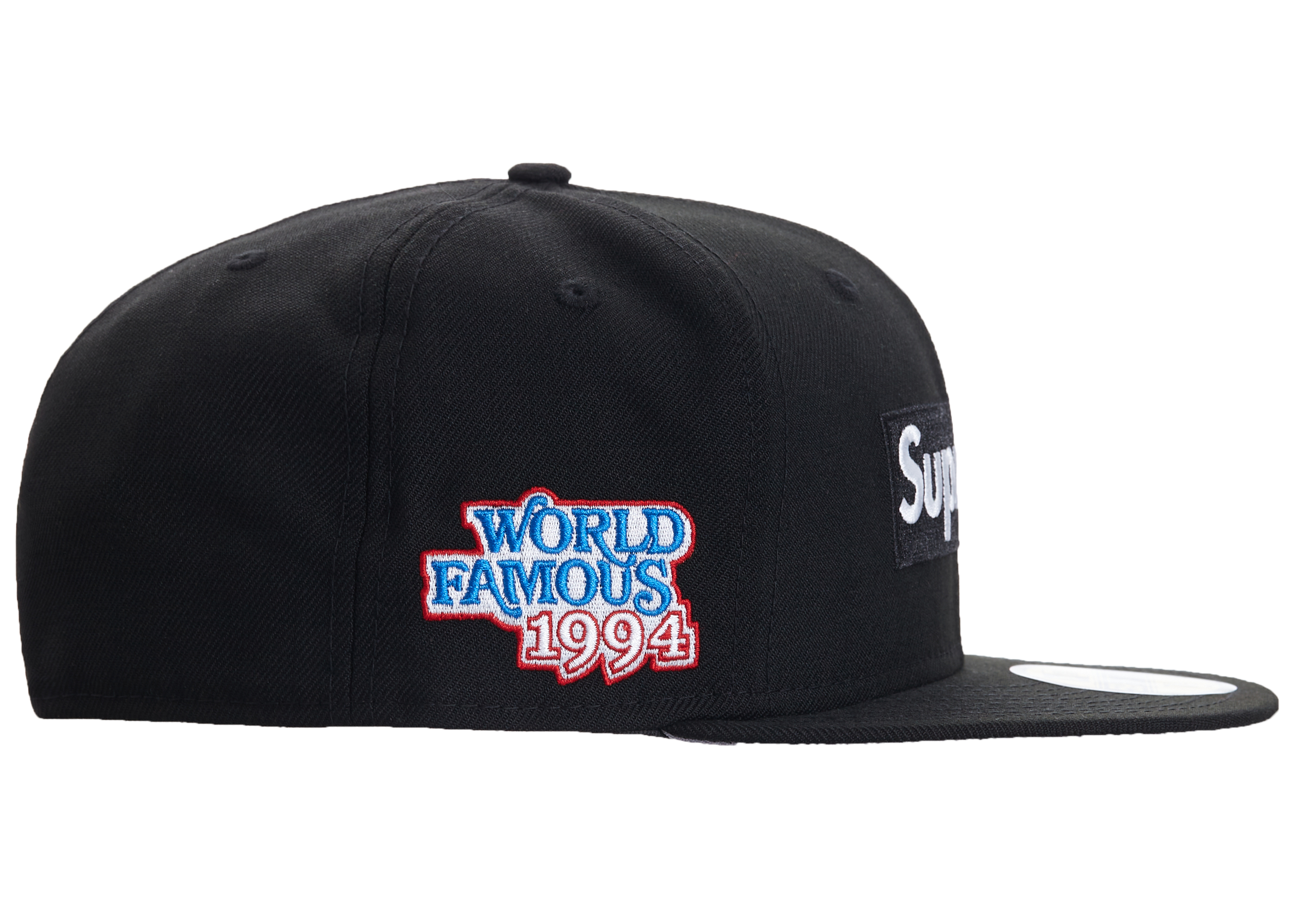 Supreme World Famous Box Logo New Era Black - FW20 - US