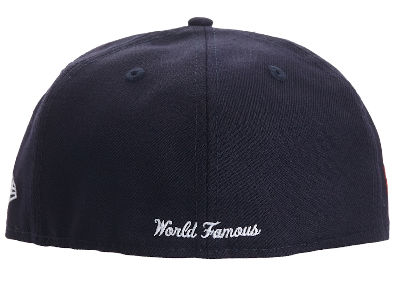 Supreme World Famous Box Logo New Era Navy - FW20 - US