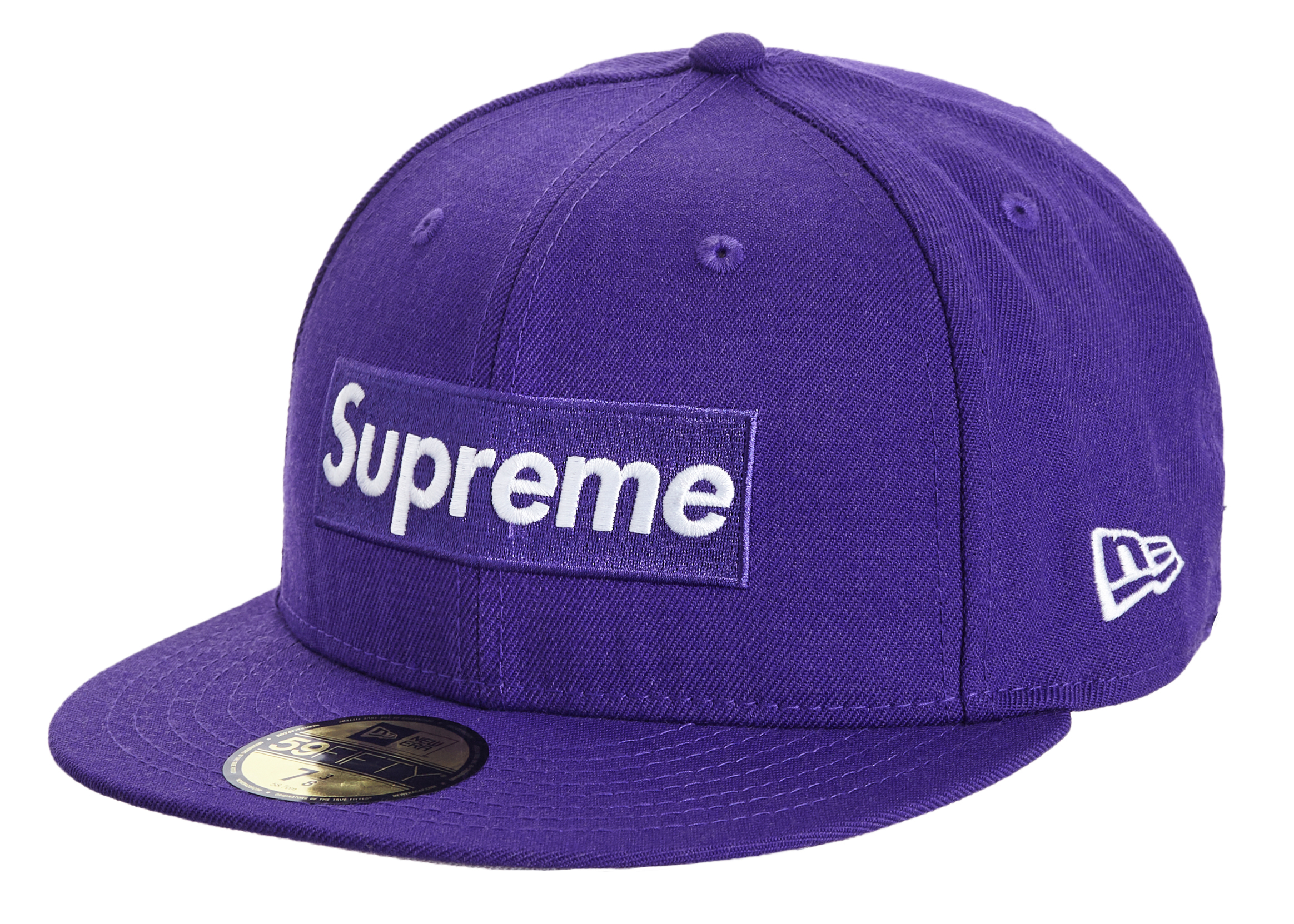 Supreme World Famous Box Logo New Era Purple - FW20