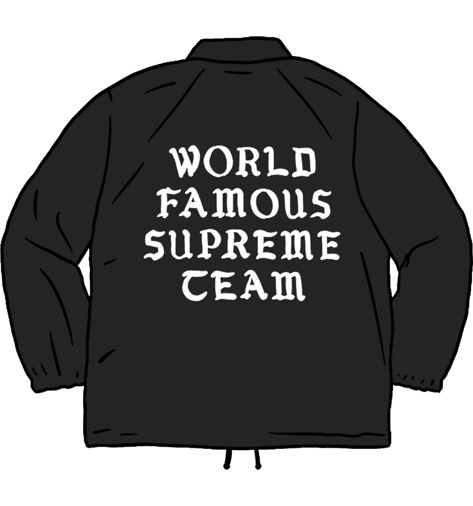 Supreme World Famous Coaches Jacket Black - SS20 Men's - US