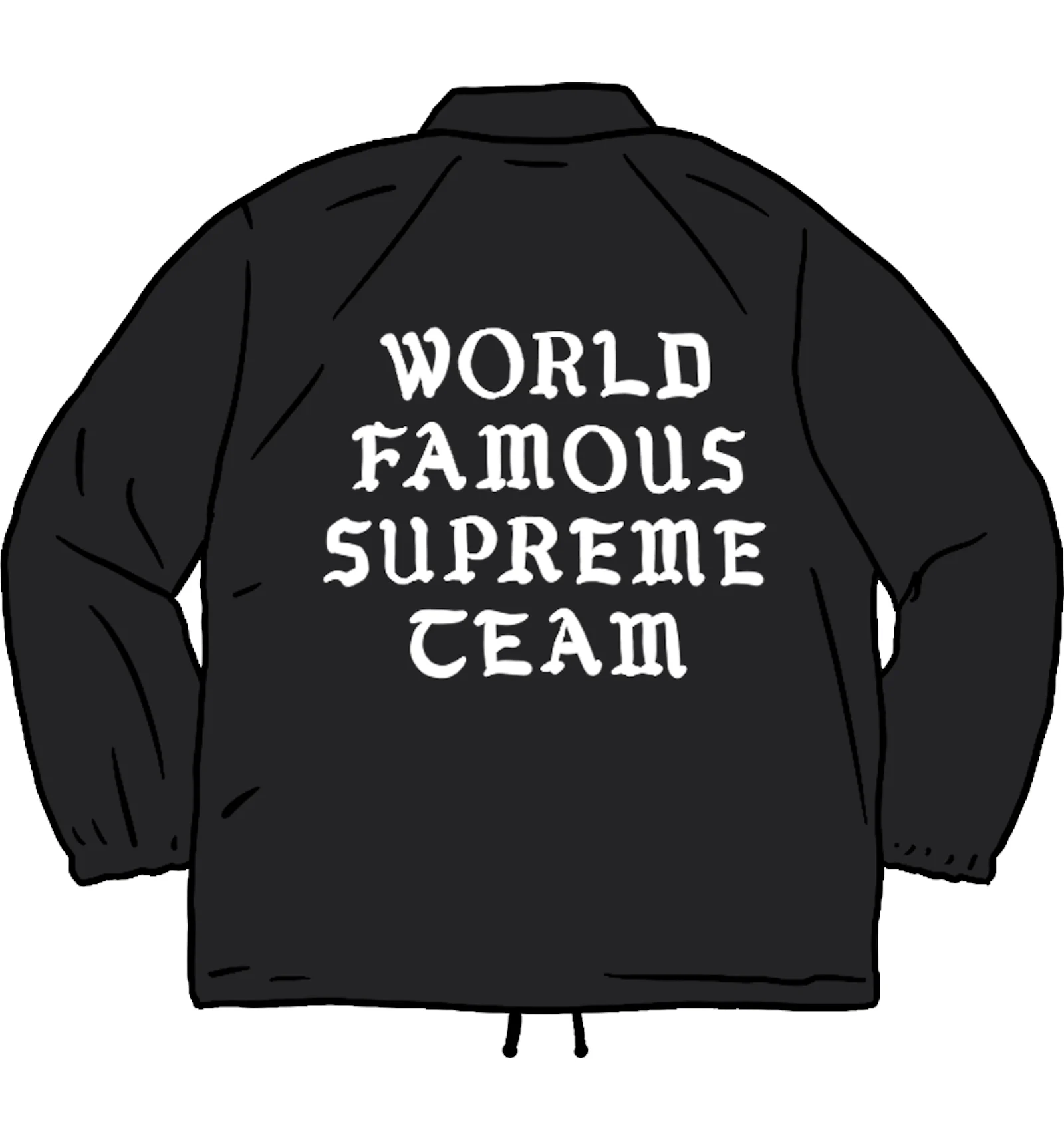 Supreme world best sale jacket