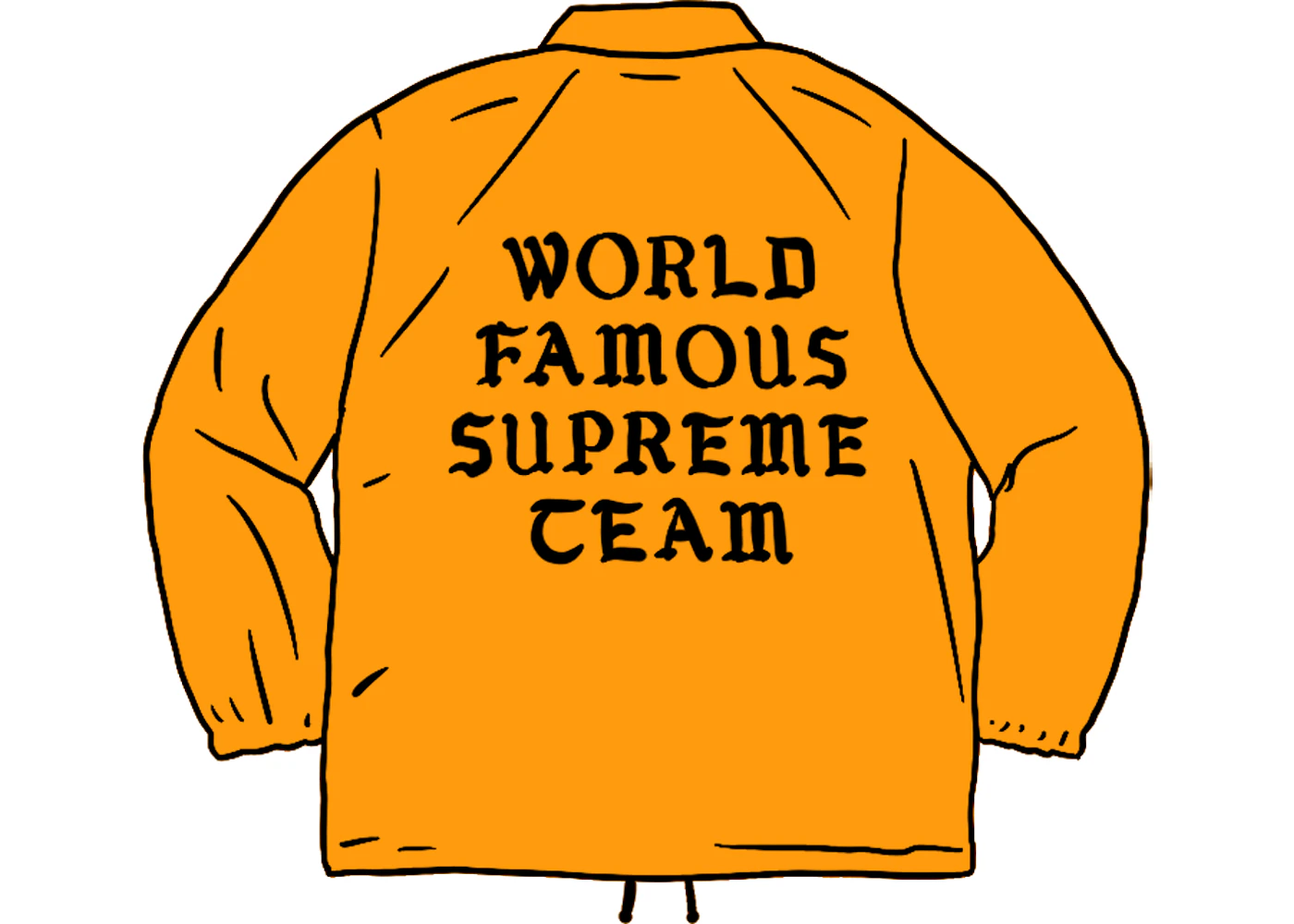 Supreme World Famous Coaches Jacket Light Orange Men's - SS20 - US