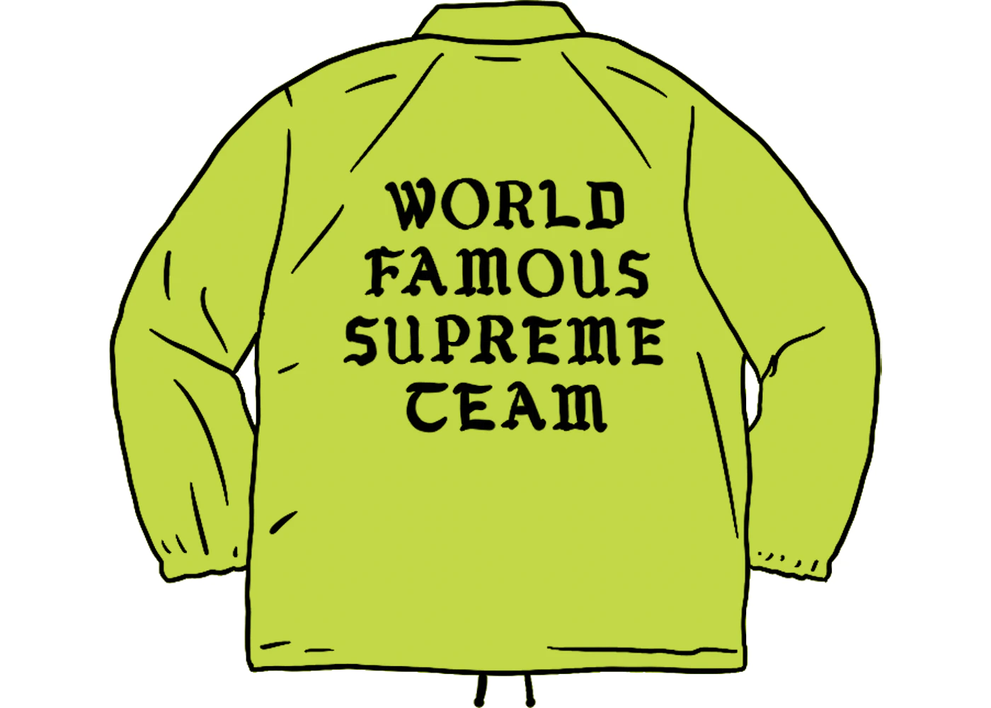 Supreme World Famous Coaches Jacket Lime - SS20 - US