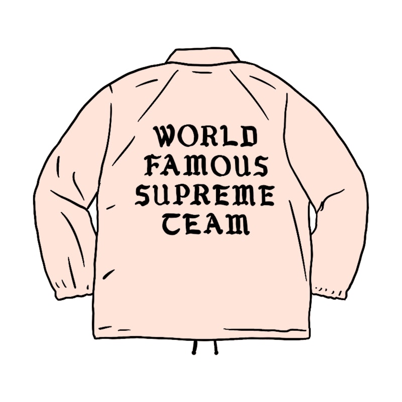 supreme world famous coaches jacket