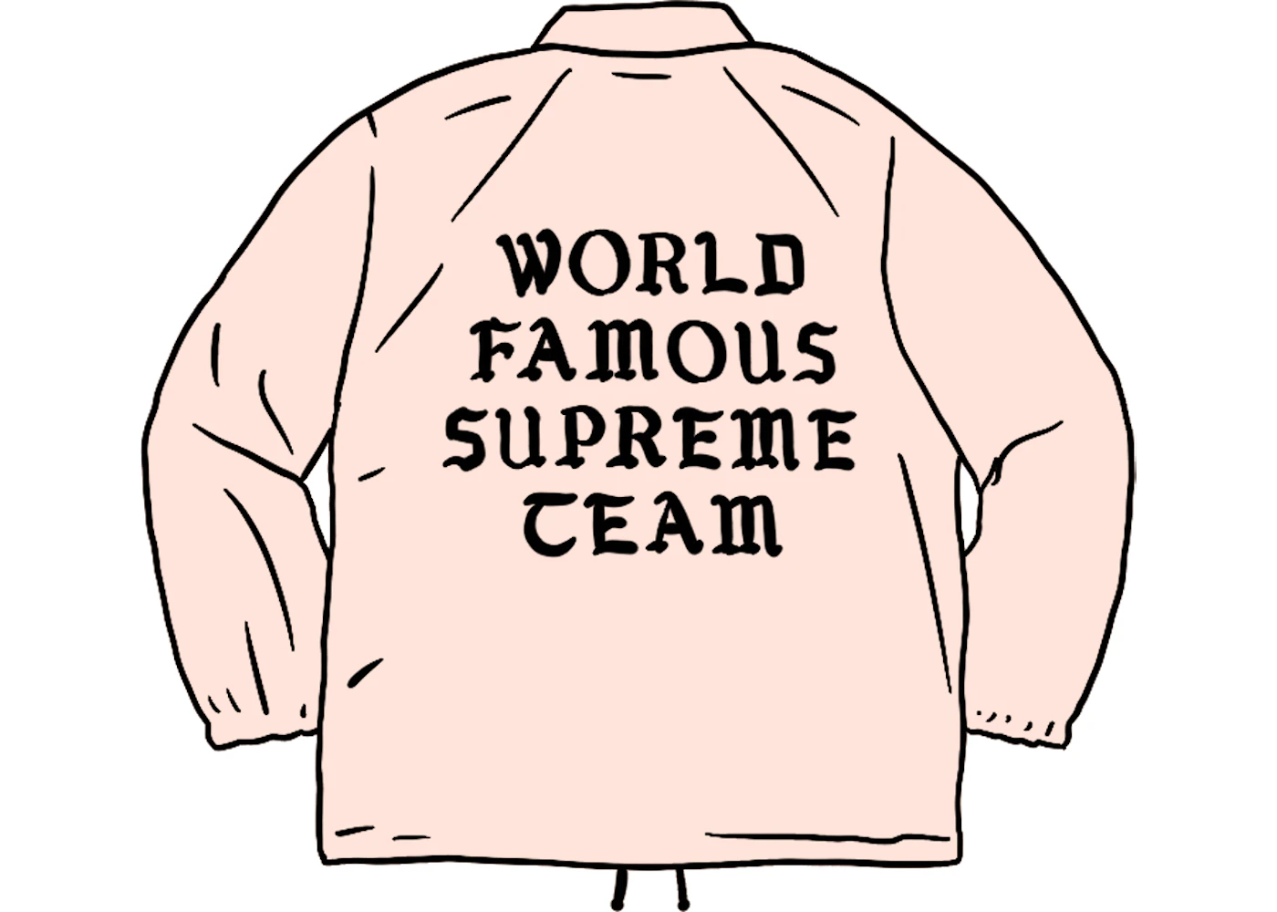 Supreme World Famous Coaches Jacket Pink Men's - SS20 - US