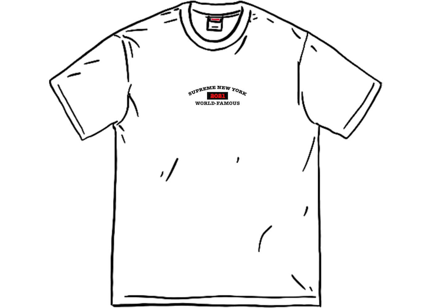 World famous supreme hot sale shirt
