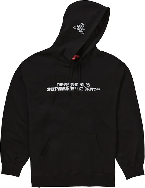 Supreme World Is Yours Hooded Sweatshirt Black Men's - SS21 - US