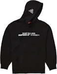 Supreme World Famous Zip Up Hooded Sweatshirt Black Medium S/S 18