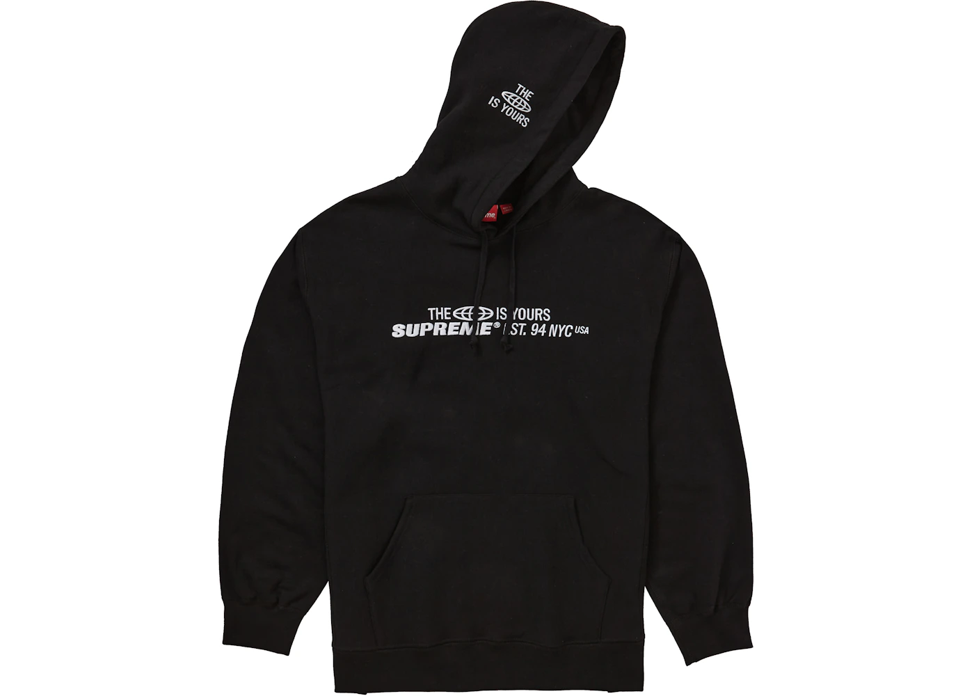 Supreme scarface the world is yours hooded sweatshirt Clearance